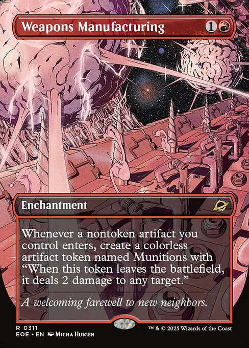 Magic the Gathering Card - Weapons Manufacturing - MTG Circle