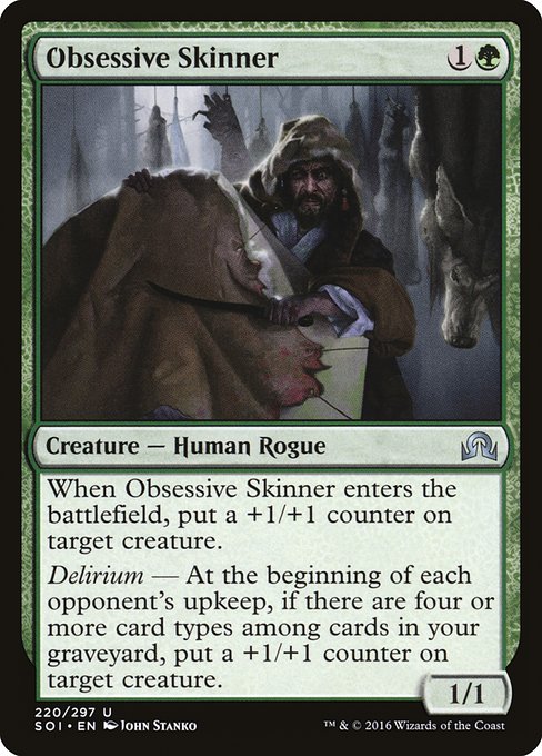 Magic the Gathering Card - Obsessive Skinner - MTG Circle