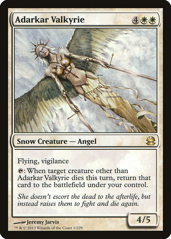 Magic the Gathering Card - Adarkar Valkyrie - MTG Circle