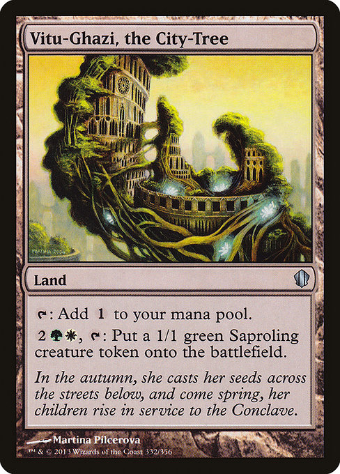 Magic the Gathering Card - Vitu-Ghazi, the City-Tree - MTG Circle