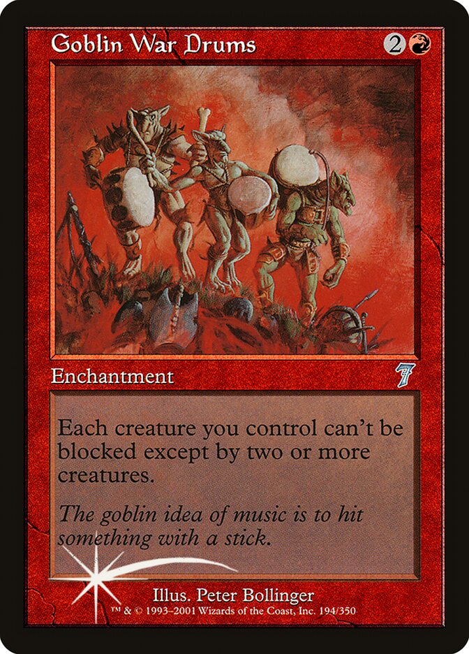 Magic the Gathering Card - Goblin War Drums - MTG Circle