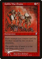 Magic the Gathering Card - Goblin War Drums - MTG Circle