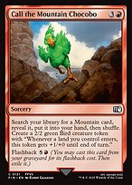 Magic the Gathering Card - Call the Mountain Chocobo - MTG Circle