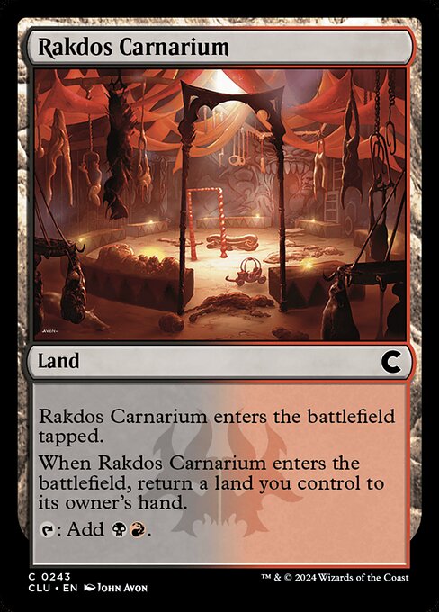 Magic the Gathering Card - Rakdos Carnarium - MTG Circle