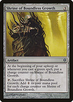 Magic the Gathering Card - Shrine of Boundless Growth - MTG Circle
