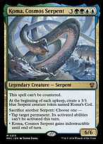 Magic the Gathering Card - Koma, Cosmos Serpent - MTG Circle