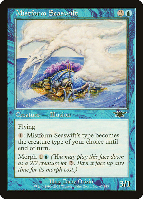 Magic the Gathering Card - Mistform Seaswift - MTG Circle