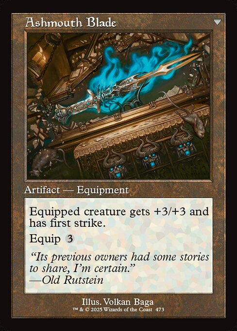 Magic the Gathering Card - Ashmouth Blade - MTG Circle