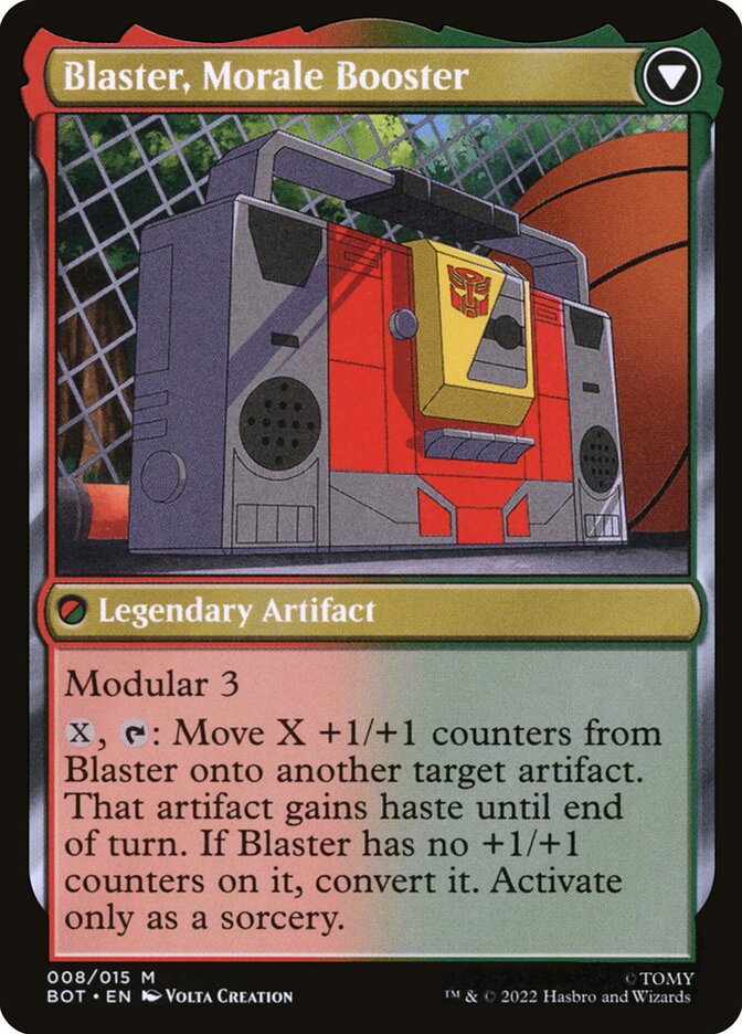 Magic the Gathering Card - Blaster, Morale Booster - MTG Circle