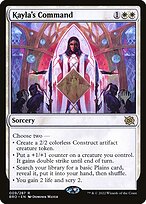 Magic the Gathering Card - Kayla's Command - MTG Circle