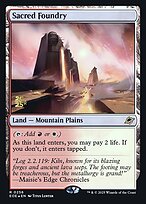 Magic the Gathering Card - Sacred Foundry - MTG Circle
