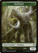 Magic the Gathering Card - Elephant - MTG Circle