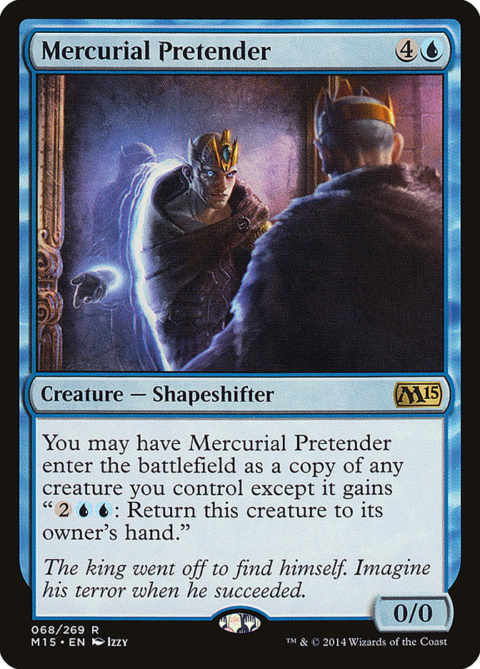 Magic the Gathering Card - Mercurial Pretender - MTG Circle