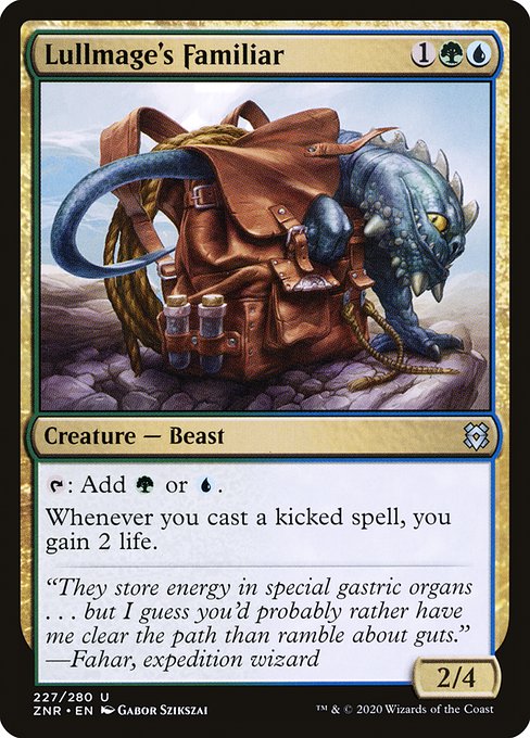 Magic the Gathering Card - Lullmage's Familiar - MTG Circle