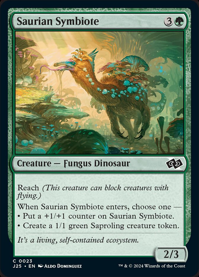 Magic the Gathering Card - Saurian Symbiote - MTG Circle