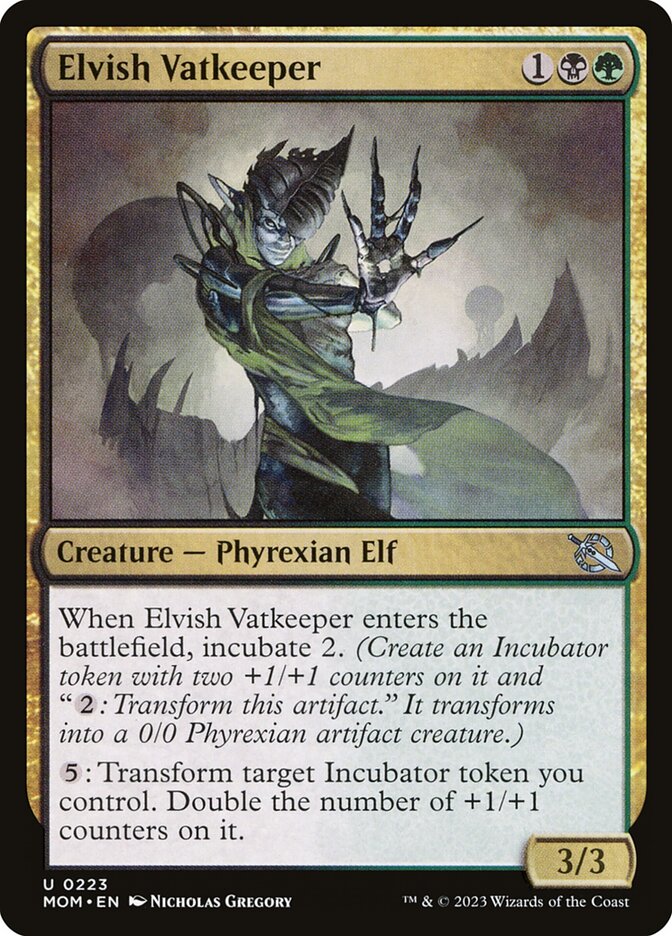 Magic the Gathering Card - Elvish Vatkeeper - MTG Circle