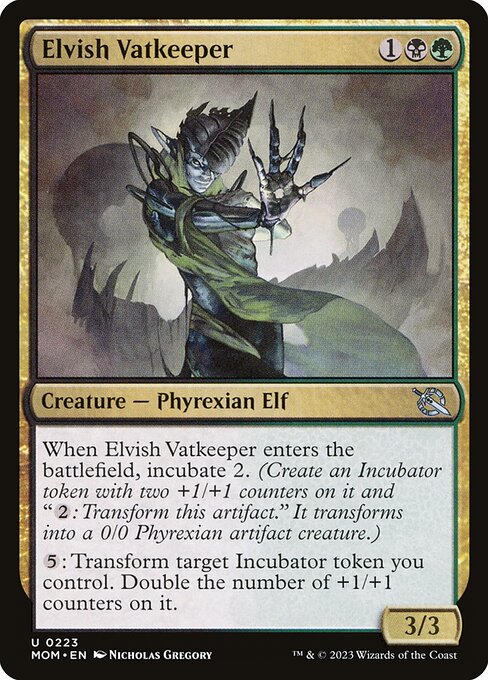 Magic the Gathering Card - Elvish Vatkeeper - MTG Circle