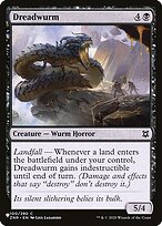 Magic the Gathering Card - Dreadwurm - MTG Circle