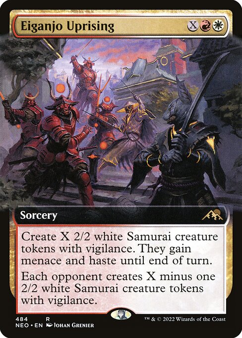 Magic the Gathering Card - Eiganjo Uprising - MTG Circle