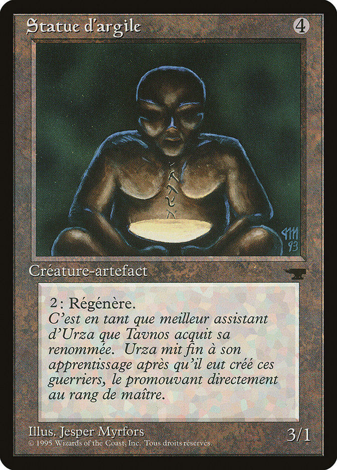 Magic the Gathering Card - Clay Statue - MTG Circle