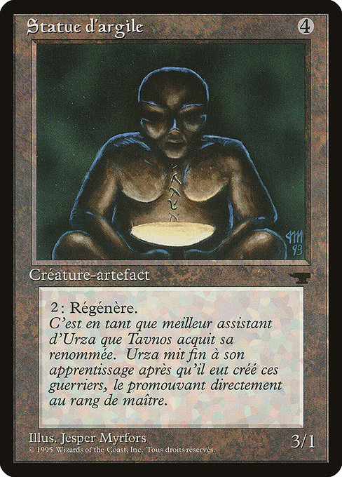 Magic the Gathering Card - Clay Statue - MTG Circle