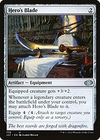 Magic the Gathering Card - Hero's Blade - MTG Circle
