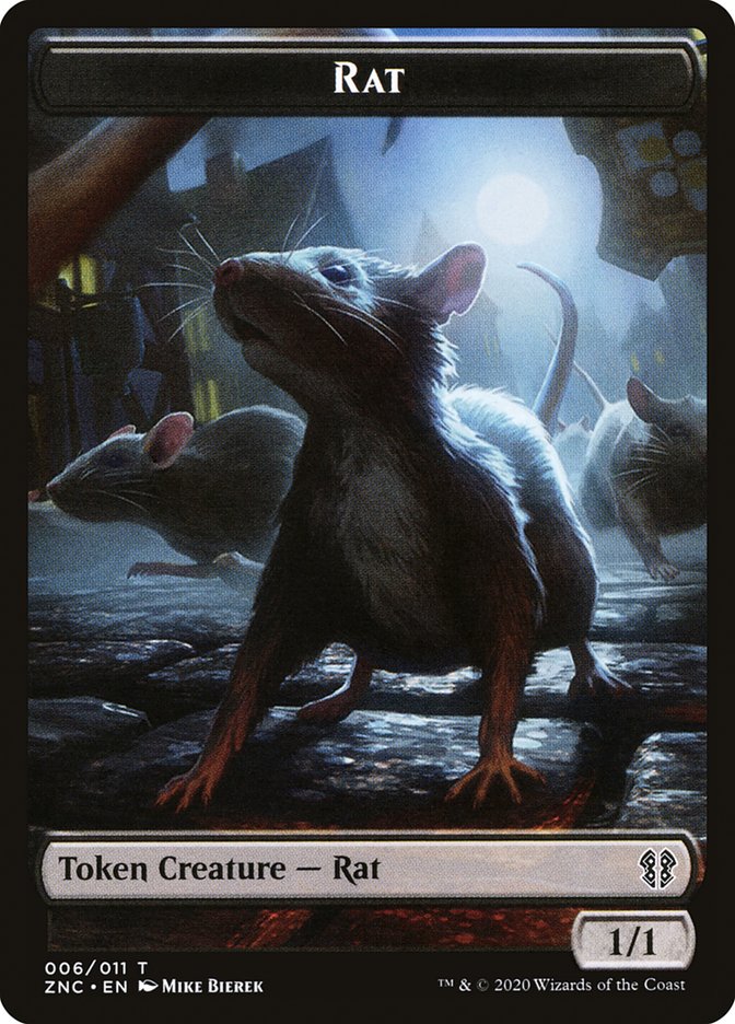Magic the Gathering Card - Rat - MTG Circle