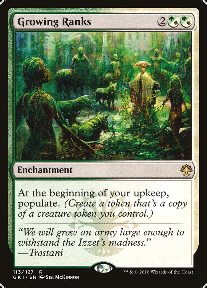 Magic the Gathering Card - Growing Ranks - MTG Circle