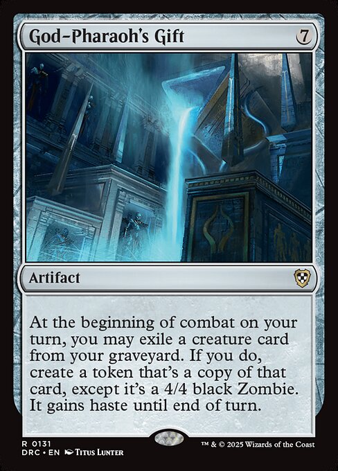 Magic the Gathering Card - God-Pharaoh's Gift - MTG Circle
