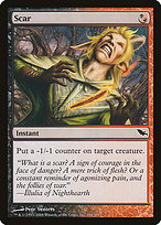 Magic the Gathering Card - Scar - MTG Circle