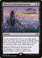 Magic the Gathering Card - March of Wretched Sorrow - MTG Circle