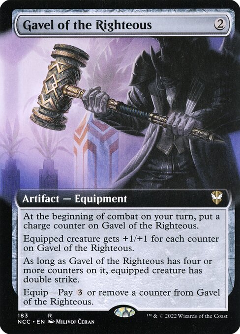 Magic the Gathering Card - Gavel of the Righteous - MTG Circle