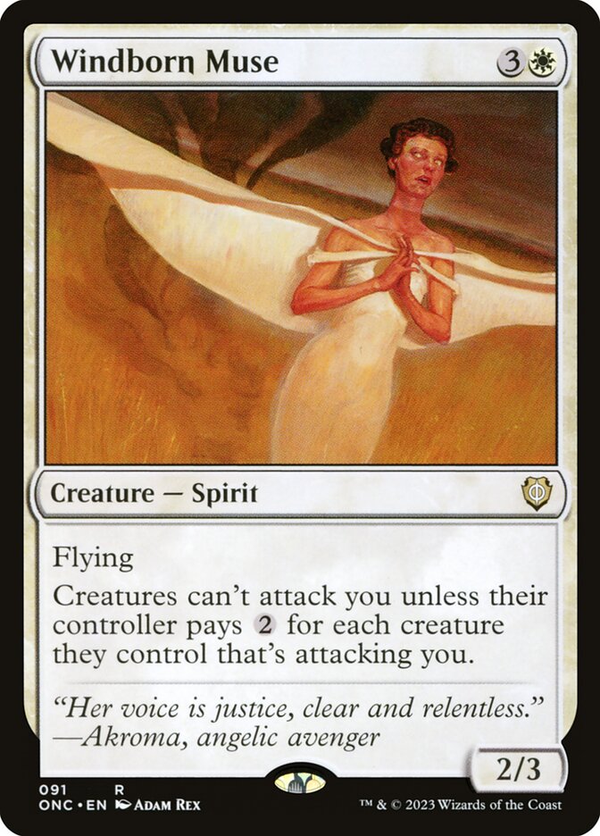 Magic the Gathering Card - Windborn Muse - MTG Circle