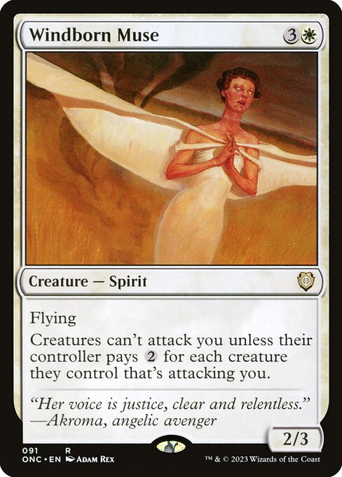 Magic the Gathering Card - Windborn Muse - MTG Circle