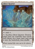 Magic the Gathering Card - Ghost Quarter - MTG Circle