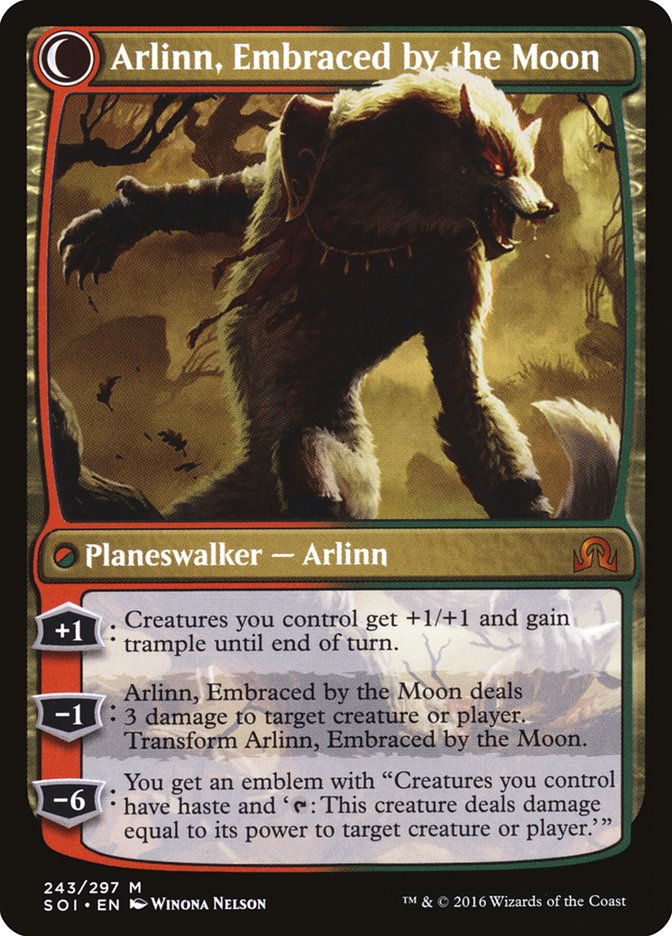 Magic the Gathering Card - Arlinn, Embraced by the Moon - MTG Circle