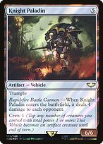 Magic the Gathering Card - Knight Paladin - MTG Circle