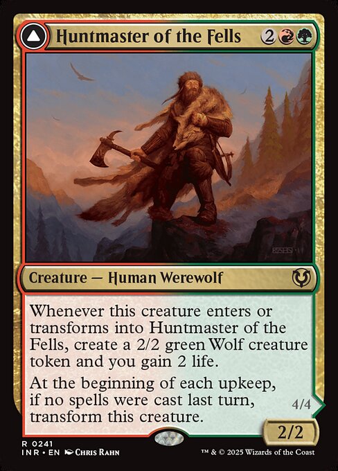 Magic the Gathering Card - Huntmaster of the Fells // Ravager of the Fells - MTG Circle