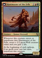 Magic the Gathering Card - Huntmaster of the Fells // Ravager of the Fells - MTG Circle