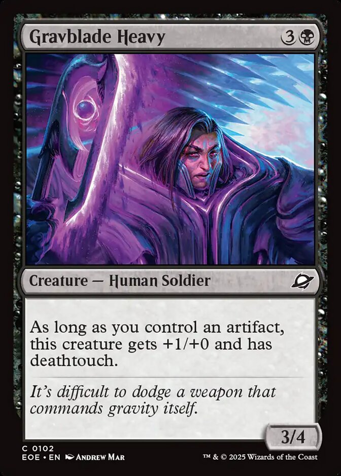 Magic the Gathering Card - Gravblade Heavy - MTG Circle