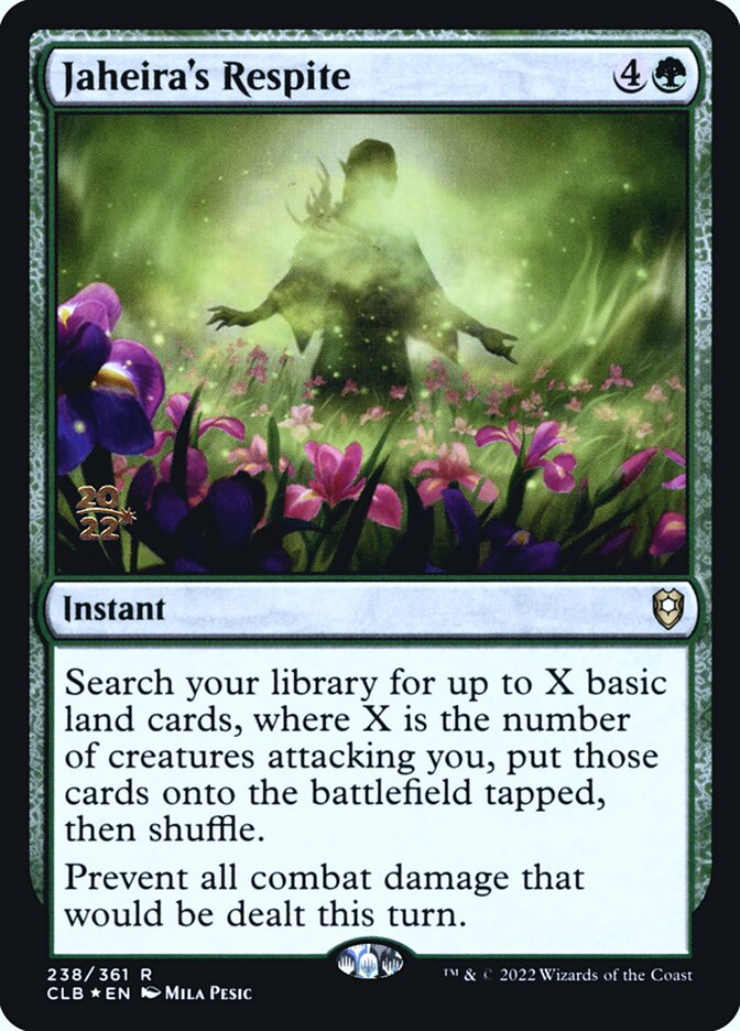 Magic the Gathering Card - Jaheira's Respite - MTG Circle