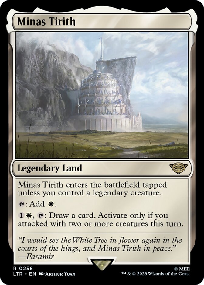 Magic the Gathering Card - Minas Tirith - MTG Circle