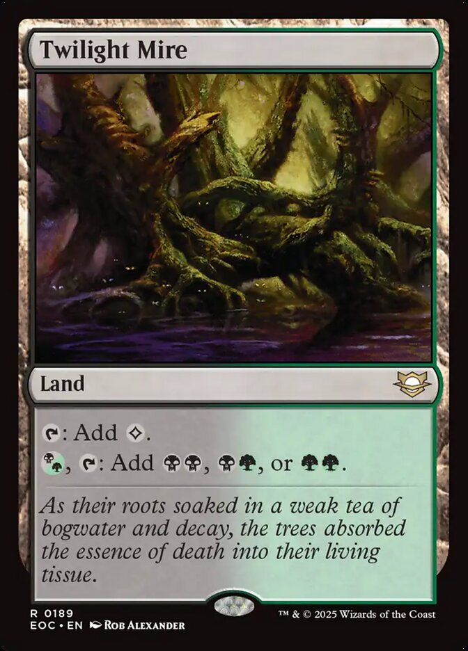 Magic the Gathering Card - Twilight Mire - MTG Circle