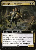 Magic the Gathering Card - Triumphant Adventurer - MTG Circle