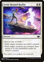 Magic the Gathering Card - Settle Beyond Reality - MTG Circle