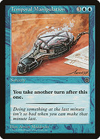 Magic the Gathering Card - Temporal Manipulation - MTG Circle