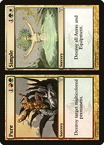 Magic the Gathering Card - Pure // Simple - MTG Circle