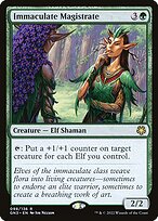 Magic the Gathering Card - Immaculate Magistrate - MTG Circle