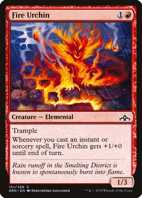 Magic the Gathering Card - Fire Urchin - MTG Circle