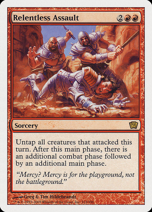 Magic the Gathering Card - Relentless Assault - MTG Circle